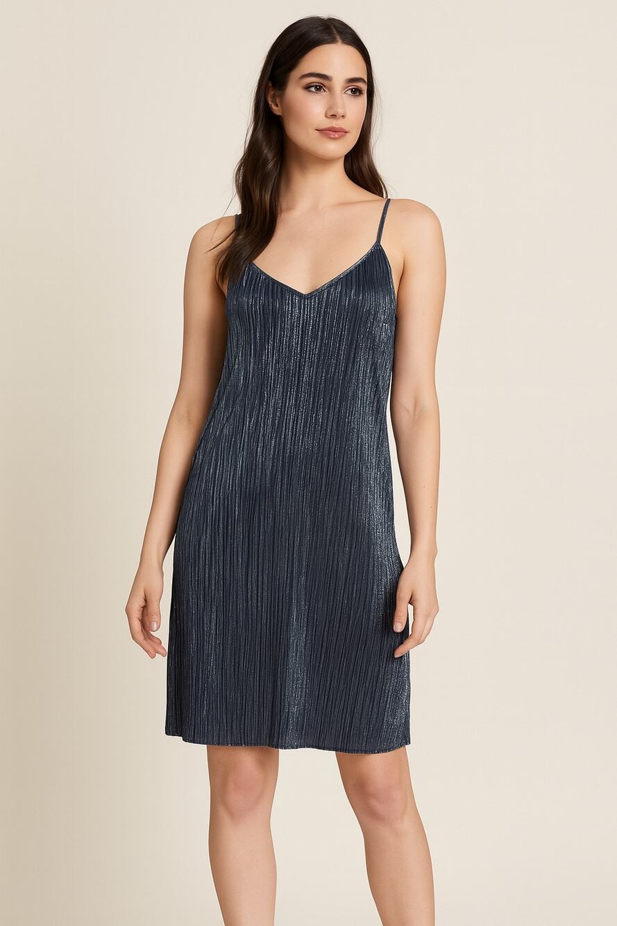 Victoria’s Secret Shimmer Spaghetti Strap Mini Slip Nightgown Dress Size Medium